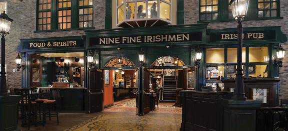 Nine Fine Irishmen: Hearty Pub Fare and a Pint of Irish Luck